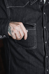 SL713 Rancher Denim Shirts - Black