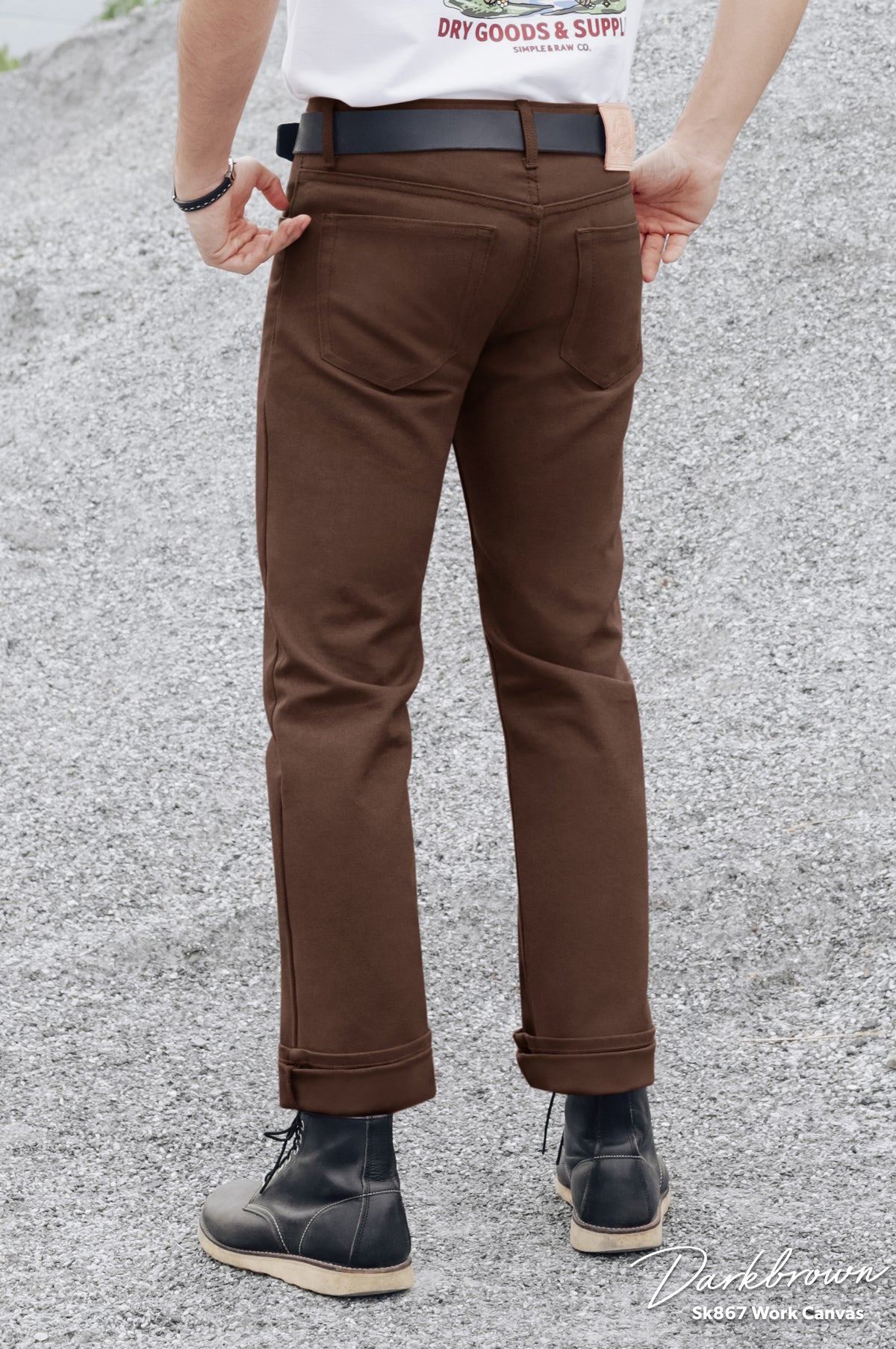 Sk867 Work Canvas 14oz. (DarkBrown)