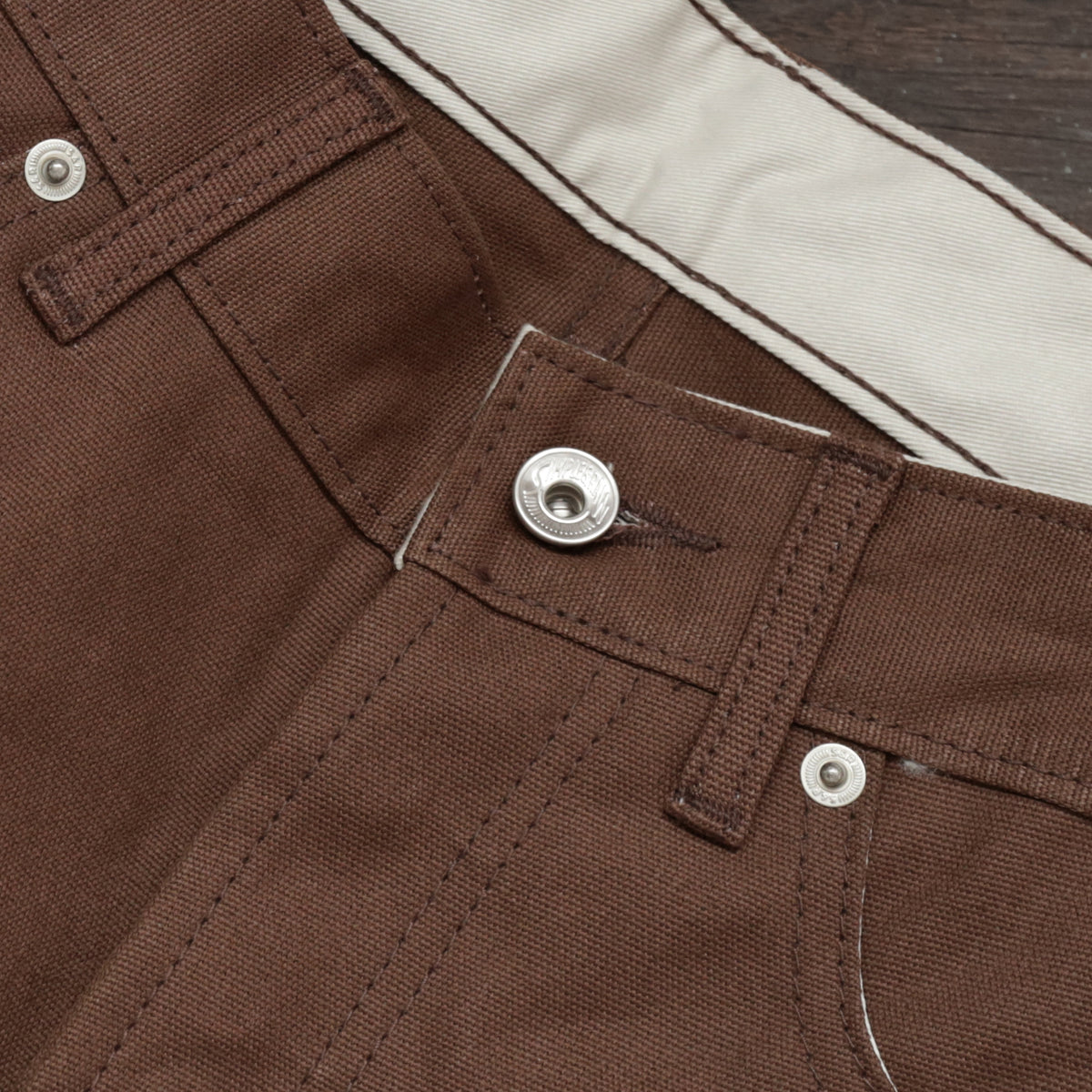 Sk867 Work Canvas 14oz. (DarkBrown)