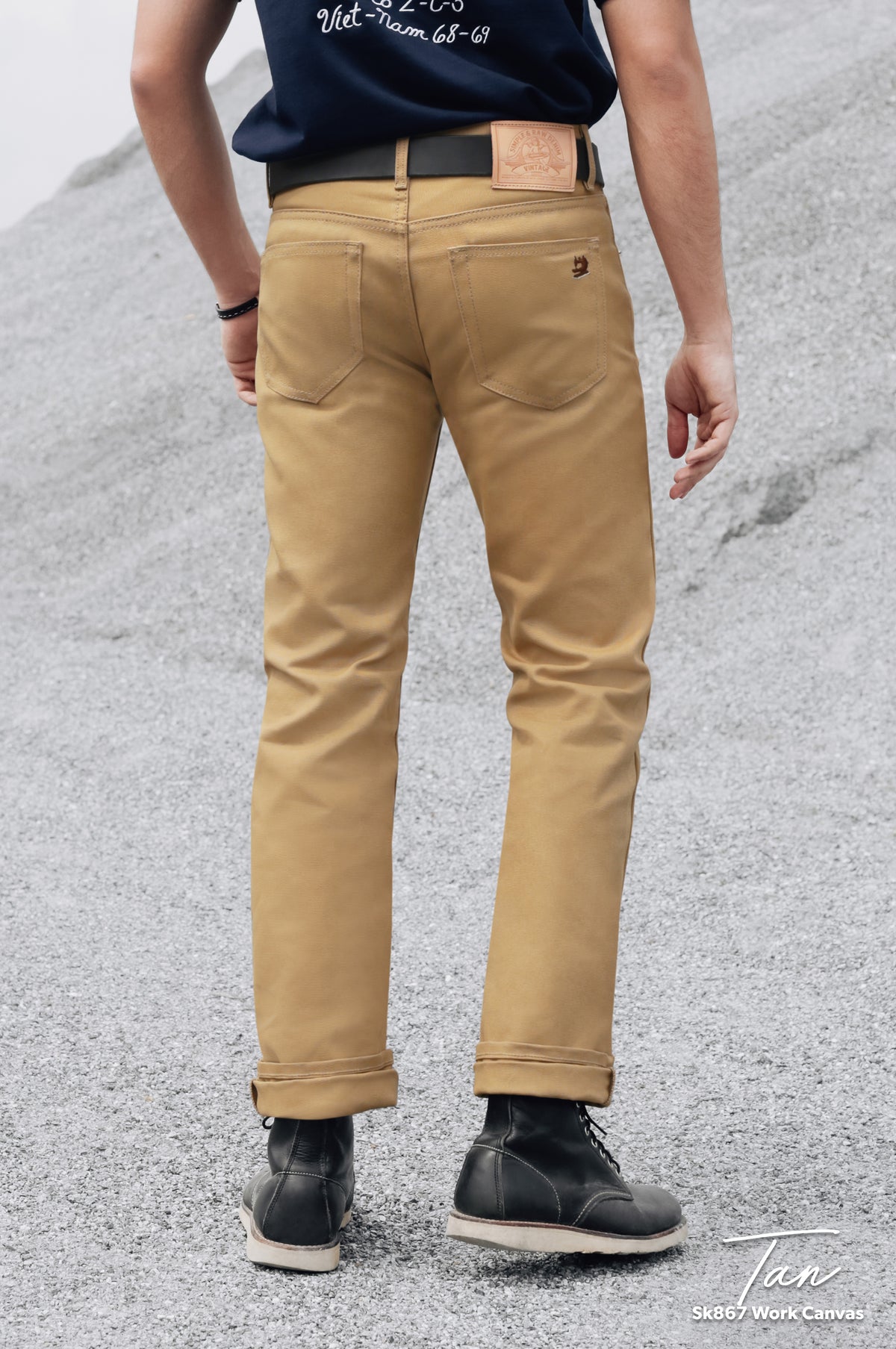 Sk867 Work Canvas 14oz. (Tan)