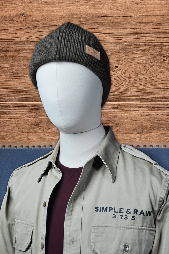 CA301 Navy Watch Cap (Green)