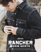 SL713 Rancher Denim Shirts - Black