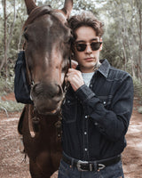 SL713 Rancher Denim Shirts - Black