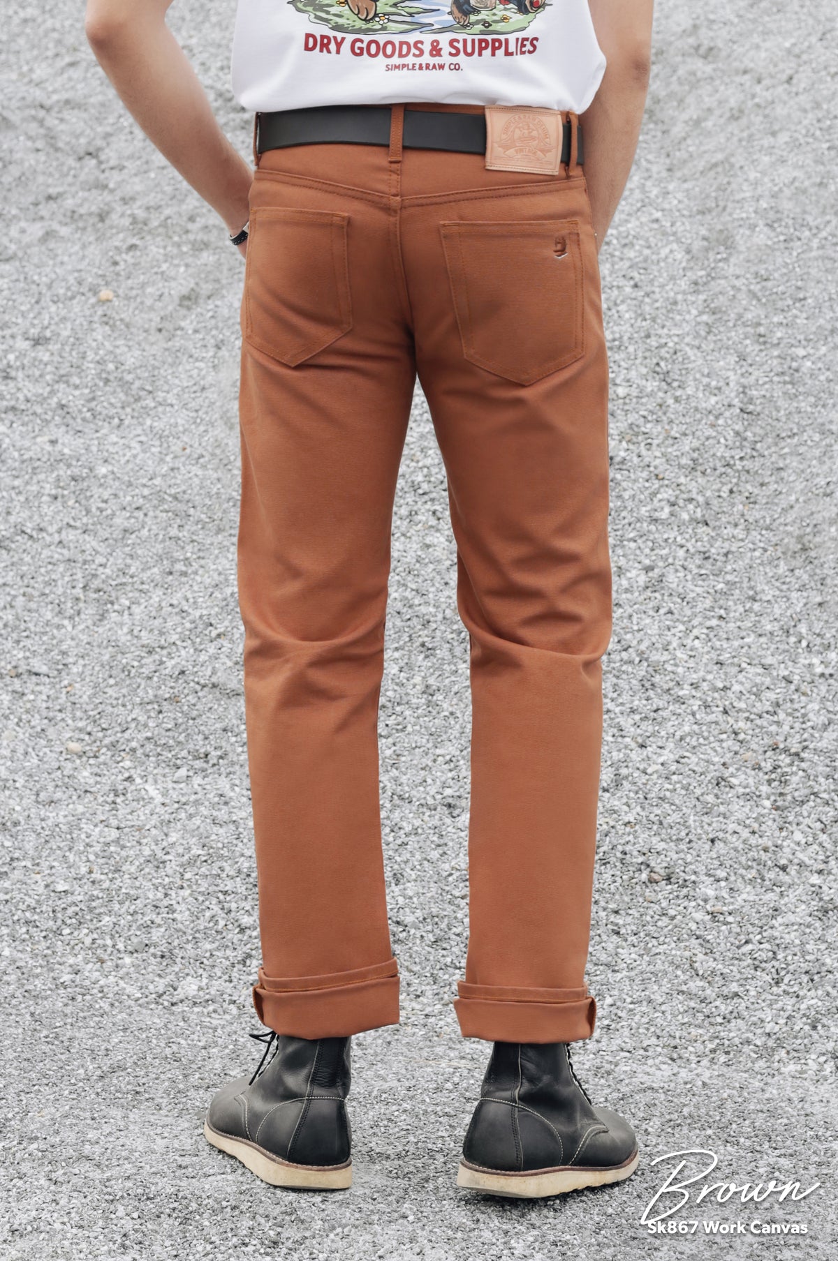 Sk867 Work Canvas 14oz. (Brown)