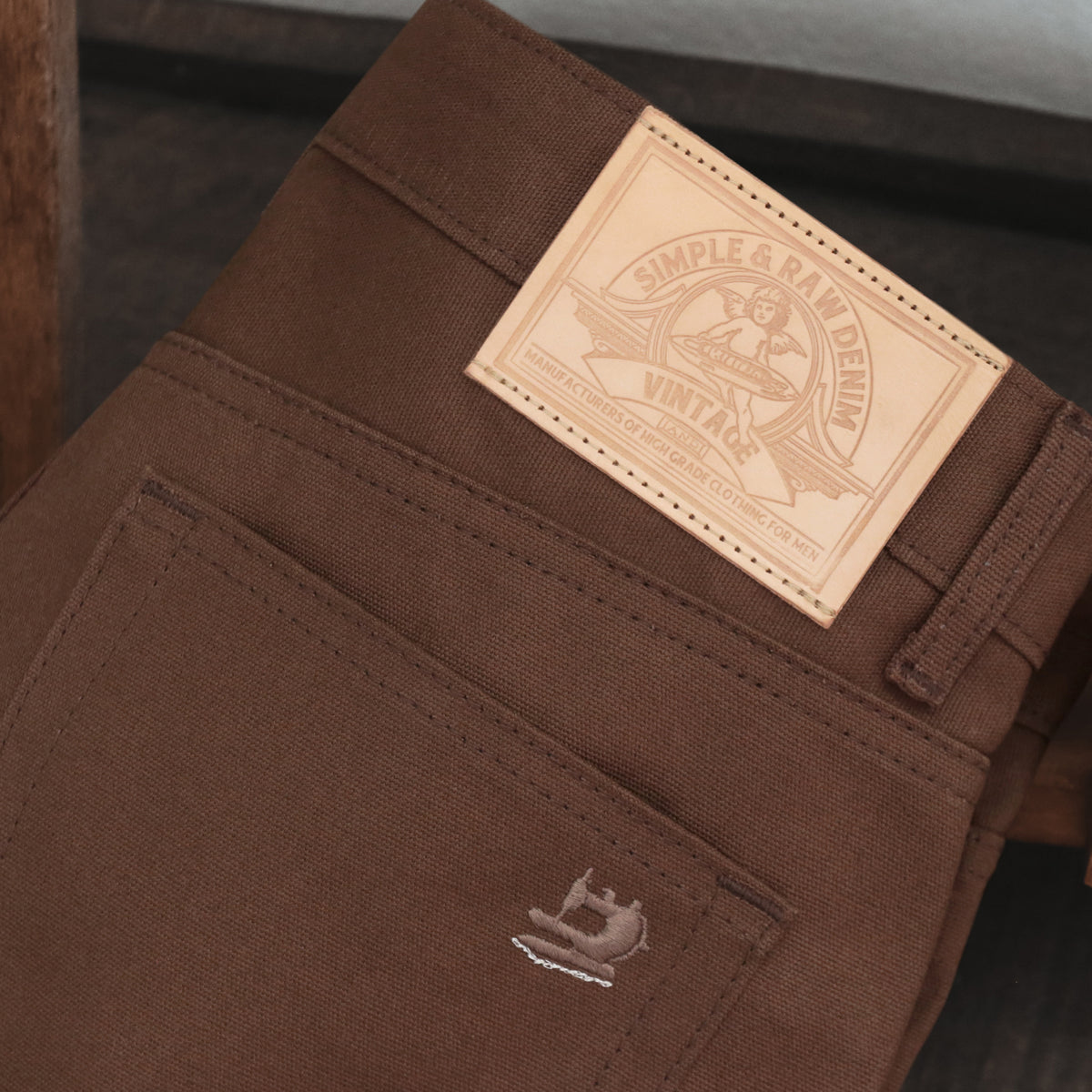 Sk867 Work Canvas 14oz. (DarkBrown)