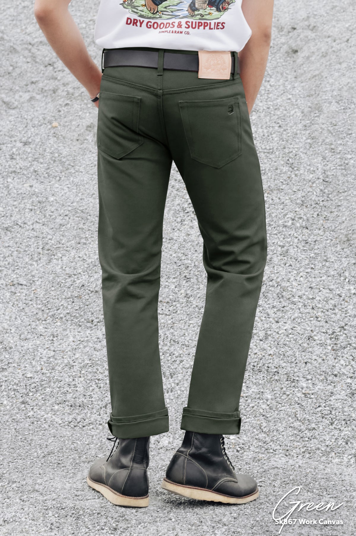 Sk867 Work Canvas 14oz. (Green)