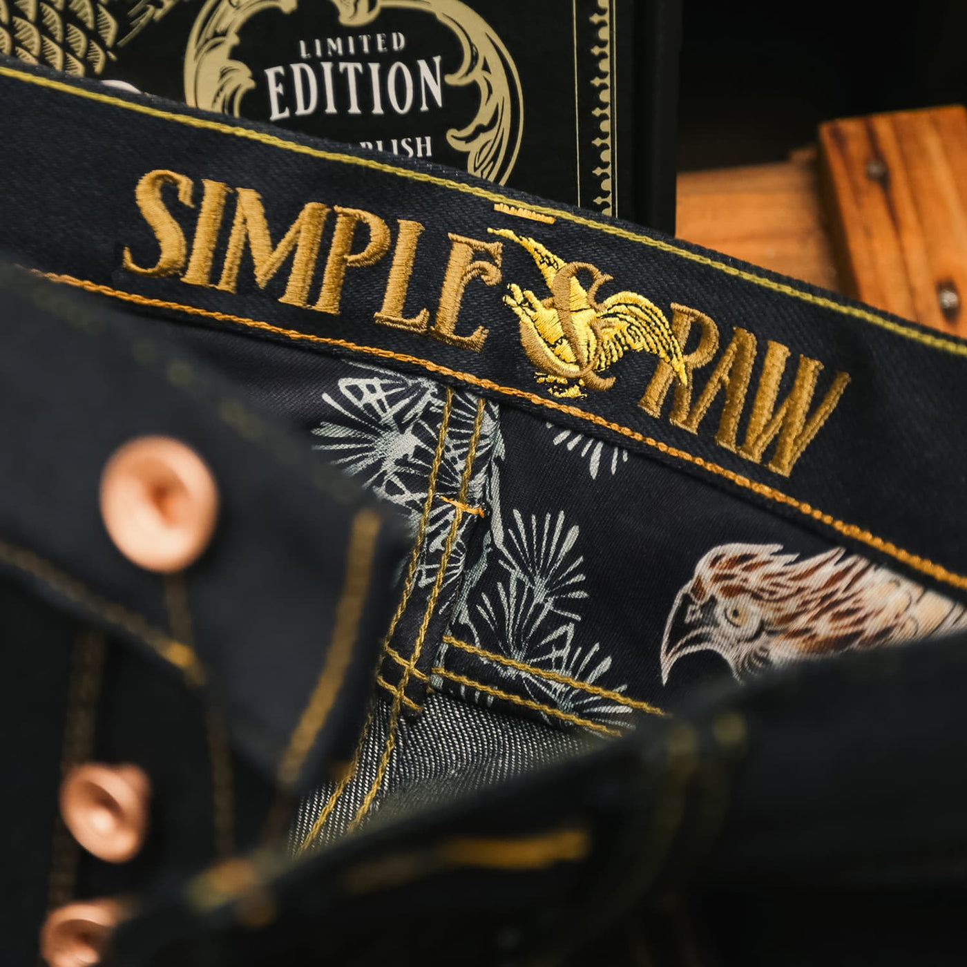 ADERAY SLIM STYLE スパッツ　天然鉱物 Sk855 Golden Eagle 22oz. – SimpleAndRaw.Shop
